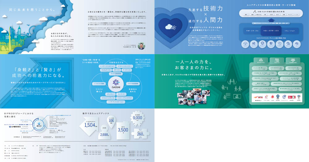 ユニアデックス会社案内コンテンツイメージ