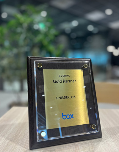 Box Japan社から「Gold Partner」を3年連続で取得